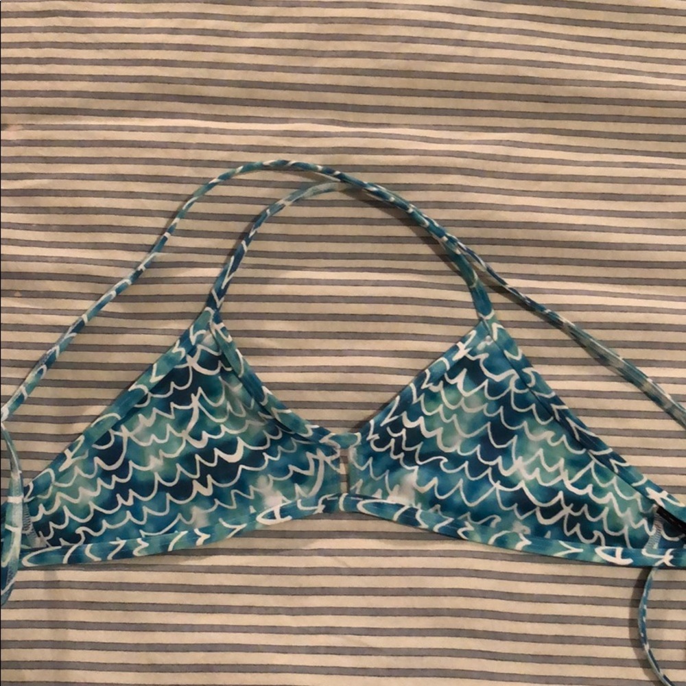 Cute wave print Jolyn top